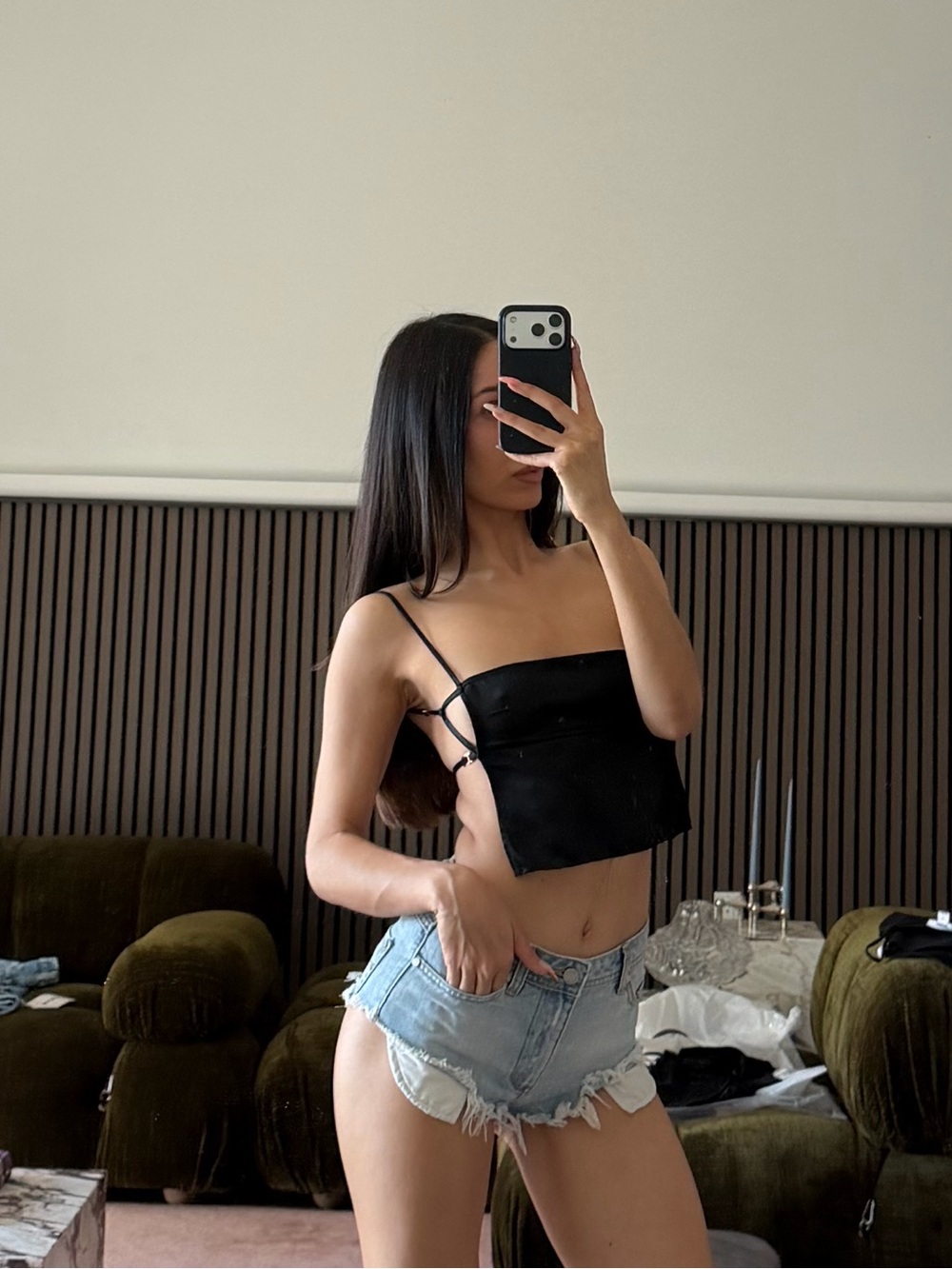 Are You Am I Silk Top (XS)